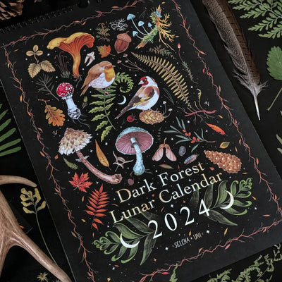 📅2023/2024 Dark Forest Lunar Calendar ☘