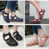 Damen Sommer runde-Zehen Sandalen