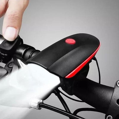 2- in- 1 Fahrrad USB Horn Frontleuchte