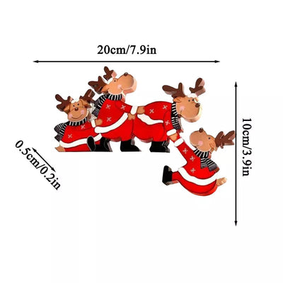 Lustige Weihnachten Türrahmen Dekorationen