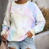 Damen Tie-Dye Langarmpullover