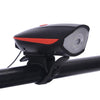 2- in- 1 Fahrrad USB Horn Frontleuchte