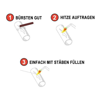 Praktische einfache Schweißstäbe