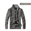 Herren Fleece Strickjacke