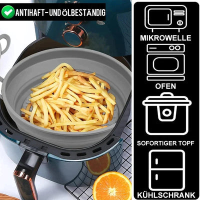 Heißluftfritteuse Grillpfanne aus Silikon