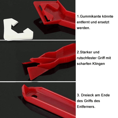 Domom 3 in 1 Silikon Verstemmwerkzeuge