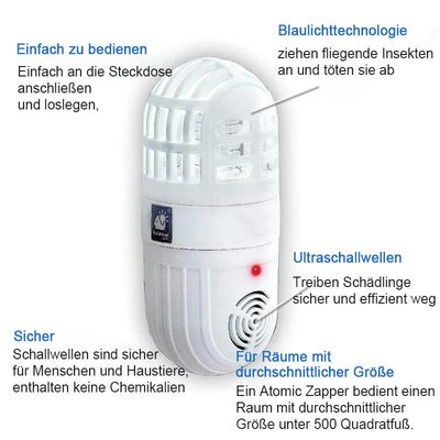 Ultraschall-Blaulicht Zwei-in-Eins-Insektenschutzmittel