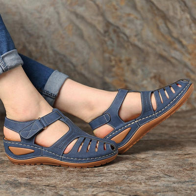 Damen Sommer runde-Zehen Sandalen