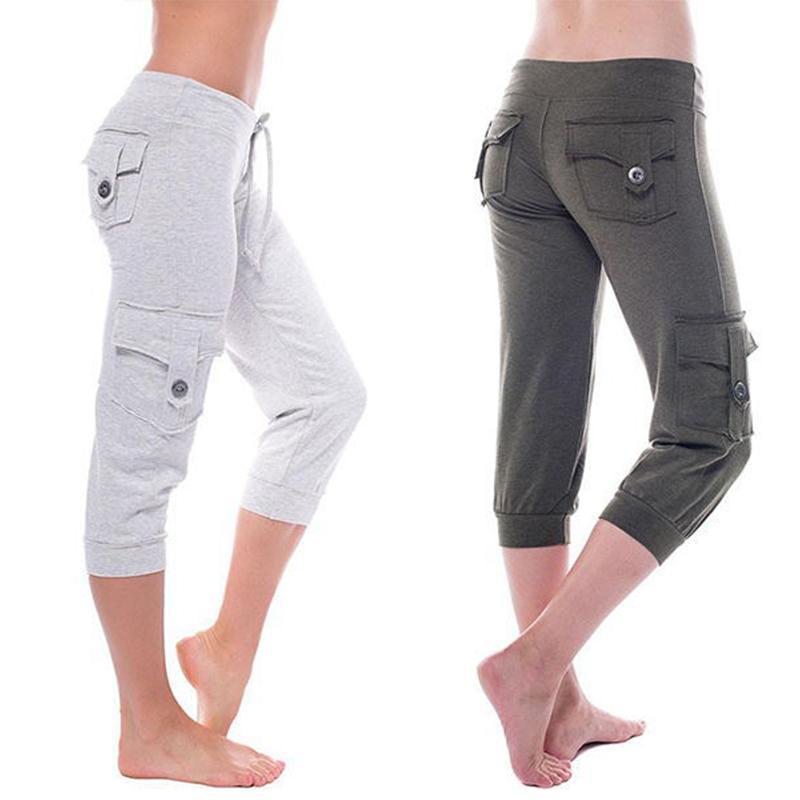 Lässige Yogahose für Frauen mit Taschen