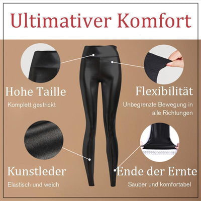 Schlanke Lederhose