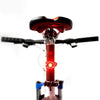 LED wasserdichtes Fahrrad rote Blitzlichter Sicherheitswarnlampe