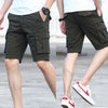 Herren-Multi-Pocket-Overalls-Shorts