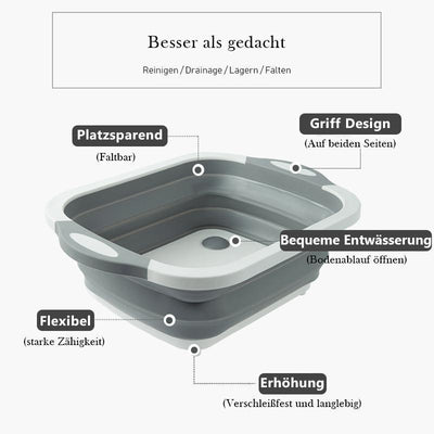 Tragbare Multifunktionaler Waschbecken Klappkorb