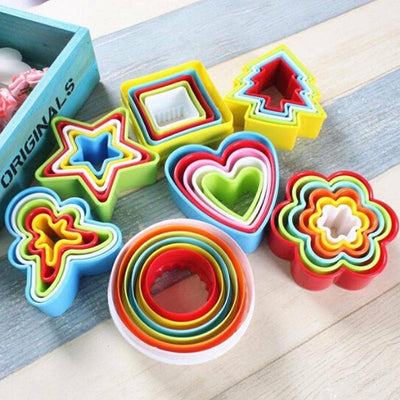 Multi-Größe Kreativer 3D Cookies Hersteller, 5- Set