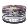 Baum des Lebens Multi-Ring-Armband mit Perlen