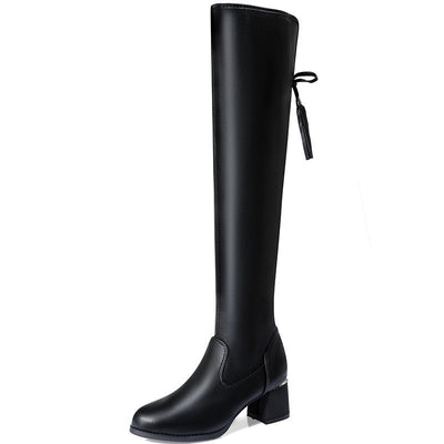 Elastische Weiche Warme Bequeme Stiefel