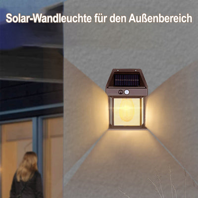 Solar Wolfram Wandleuchte für den Außenbereich